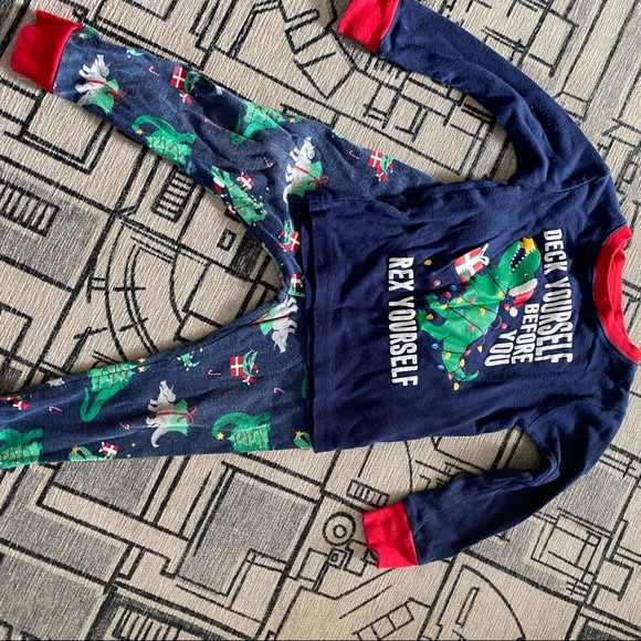 2/$18❣️ Christmas dinosaur pajamas Rex yourself - Picture 2 of 5
